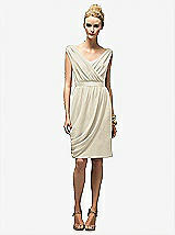 Front View Thumbnail - Champagne Lela Rose Bridesmaid Dress LR178