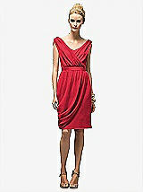 Front View Thumbnail - Flame Lela Rose Bridesmaid Dress LR178