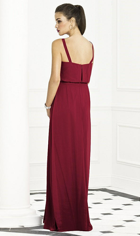 Back View - Burgundy After Six Bridesmaids Style 6666