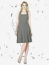 Front View Thumbnail - Charcoal Gray Social Bridesmaids Style 8126