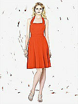 Front View Thumbnail - Tangerine Tango Social Bridesmaids Style 8126