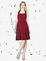 Front View Thumbnail - Burgundy Social Bridesmaids Style 8126