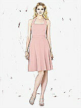 Front View Thumbnail - Rose - PANTONE Rose Quartz Social Bridesmaids Style 8126