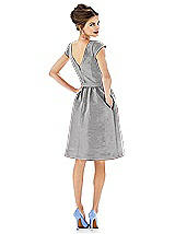 Alt View 2 Thumbnail - Quarry Alfred Sung Cap Sleeve Cocktail Dress D568 