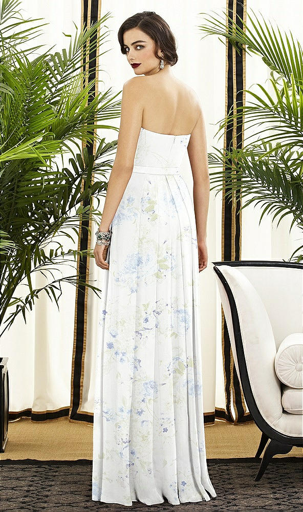 Back View - Bleu Garden Dessy Collection Style 2886