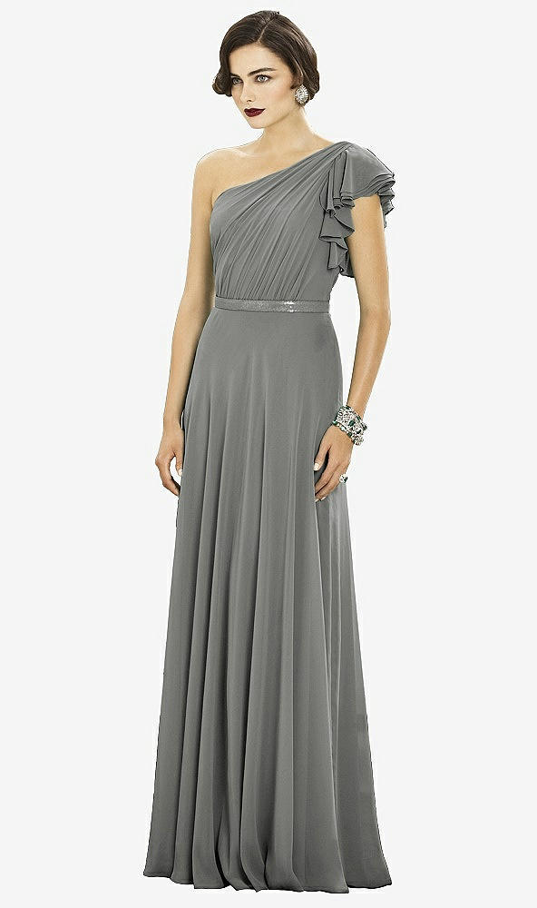 Front View - Charcoal Gray Dessy Collection Style 2885