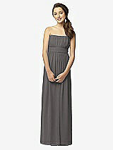 Front View Thumbnail - Caviar Gray Junior Bridesmaid Style JR519