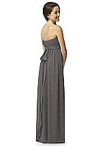 Rear View Thumbnail - Caviar Gray Junior Bridesmaid Style JR519