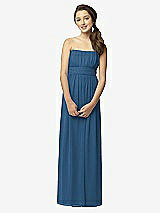 Front View Thumbnail - Dusk Blue Junior Bridesmaid Style JR519