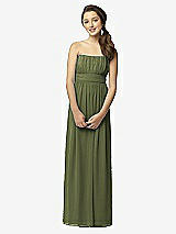 Front View Thumbnail - Olive Green Junior Bridesmaid Style JR519