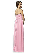 Rear View Thumbnail - Peony Pink Junior Bridesmaid Style JR519