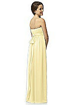 Rear View Thumbnail - Pale Yellow Junior Bridesmaid Style JR519