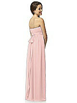 Rear View Thumbnail - Rose - PANTONE Rose Quartz Junior Bridesmaid Style JR519