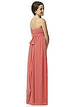 Rear View Thumbnail - Coral Pink Junior Bridesmaid Style JR519