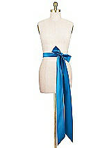 Alt View 2 Thumbnail - Cerulean Matte Satin Sash