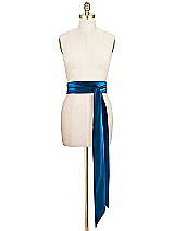 Front View Thumbnail - Cerulean Matte Satin Sash