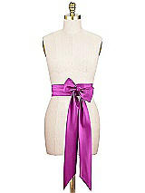 Alt View 1 Thumbnail - Persian Plum Matte Satin Sash