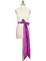 Alt View 2 Thumbnail - Persian Plum Matte Satin Sash