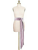 Front View Thumbnail - Suede Rose Matte Satin Sash