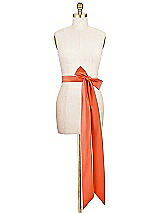 Alt View 2 Thumbnail - Tangerine Tango Matte Satin Sash