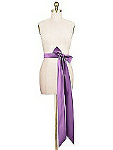 Alt View 2 Thumbnail - African Violet Matte Satin Sash