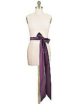 Alt View 2 Thumbnail - Aubergine Matte Satin Sash