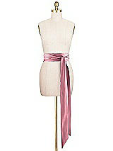 Front View Thumbnail - Carnation Matte Satin Sash