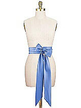 Alt View 1 Thumbnail - Cornflower Matte Satin Sash