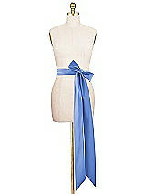 Alt View 2 Thumbnail - Cornflower Matte Satin Sash