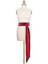 Front View Thumbnail - Flame Matte Satin Sash