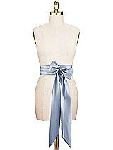 Alt View 1 Thumbnail - Larkspur Blue Matte Satin Sash