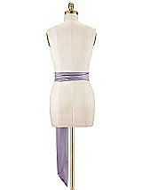 Alt View 3 Thumbnail - Lavender Matte Satin Sash