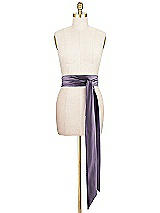 Front View Thumbnail - Lavender Matte Satin Sash