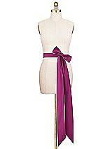 Alt View 2 Thumbnail - Merlot Matte Satin Sash