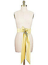 Alt View 1 Thumbnail - Marigold Matte Satin Sash