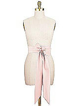 Alt View 1 Thumbnail - Rose - PANTONE Rose Quartz Matte Satin Sash