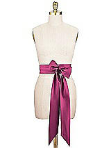 Alt View 1 Thumbnail - Ruby Matte Satin Sash