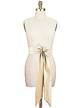 Alt View 1 Thumbnail - Venetian Gold Matte Satin Sash