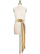 Front View Thumbnail - Venetian Gold Matte Satin Sash