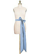 Alt View 2 Thumbnail - Windsor Blue Matte Satin Sash