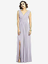 Alt View 3 Thumbnail - Moondance Sleeveless Draped Chiffon Maxi Dress with Front Slit