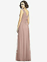 Alt View 5 Thumbnail - Neu Nude Sleeveless Draped Chiffon Maxi Dress with Front Slit