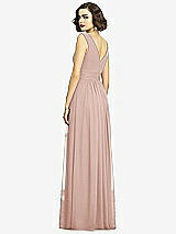 Alt View 5 Thumbnail - Toasted Sugar Sleeveless Draped Chiffon Maxi Dress with Front Slit