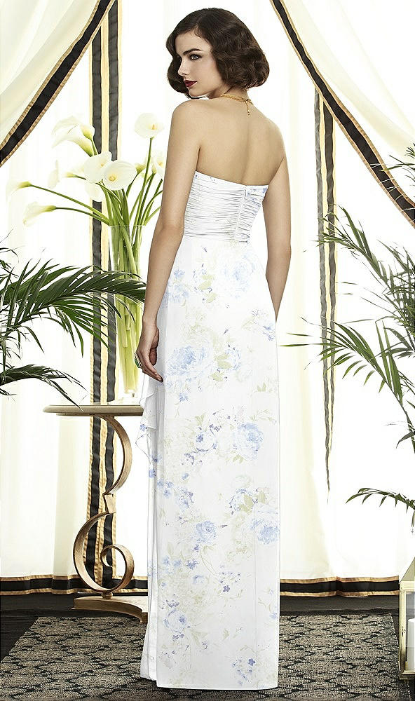 Back View - Bleu Garden Dessy Collection Style 2895