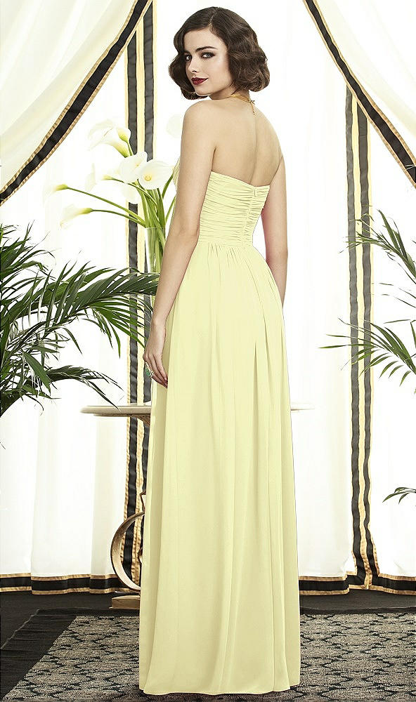 Back View - Butter Yellow Dessy Collection Style 2896