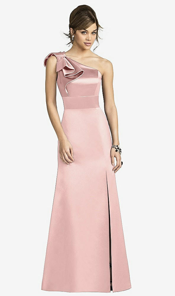 Front View - Rose - PANTONE Rose Quartz After Six Bridesmaids Style 6674