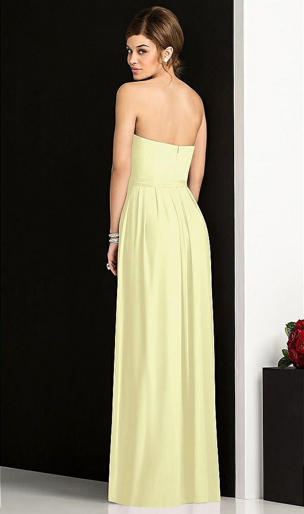 Back View - Butter Yellow After Six Bridesmaid Dress 6678