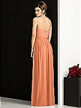 Rear View Thumbnail - Sweet Melon After Six Bridesmaid Dress 6678