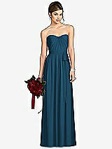 Front View Thumbnail - Atlantic Blue After Six Bridesmaid Dress 6678