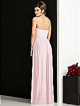 Rear View Thumbnail - Ballet Pink After Six Bridesmaid Dress 6678